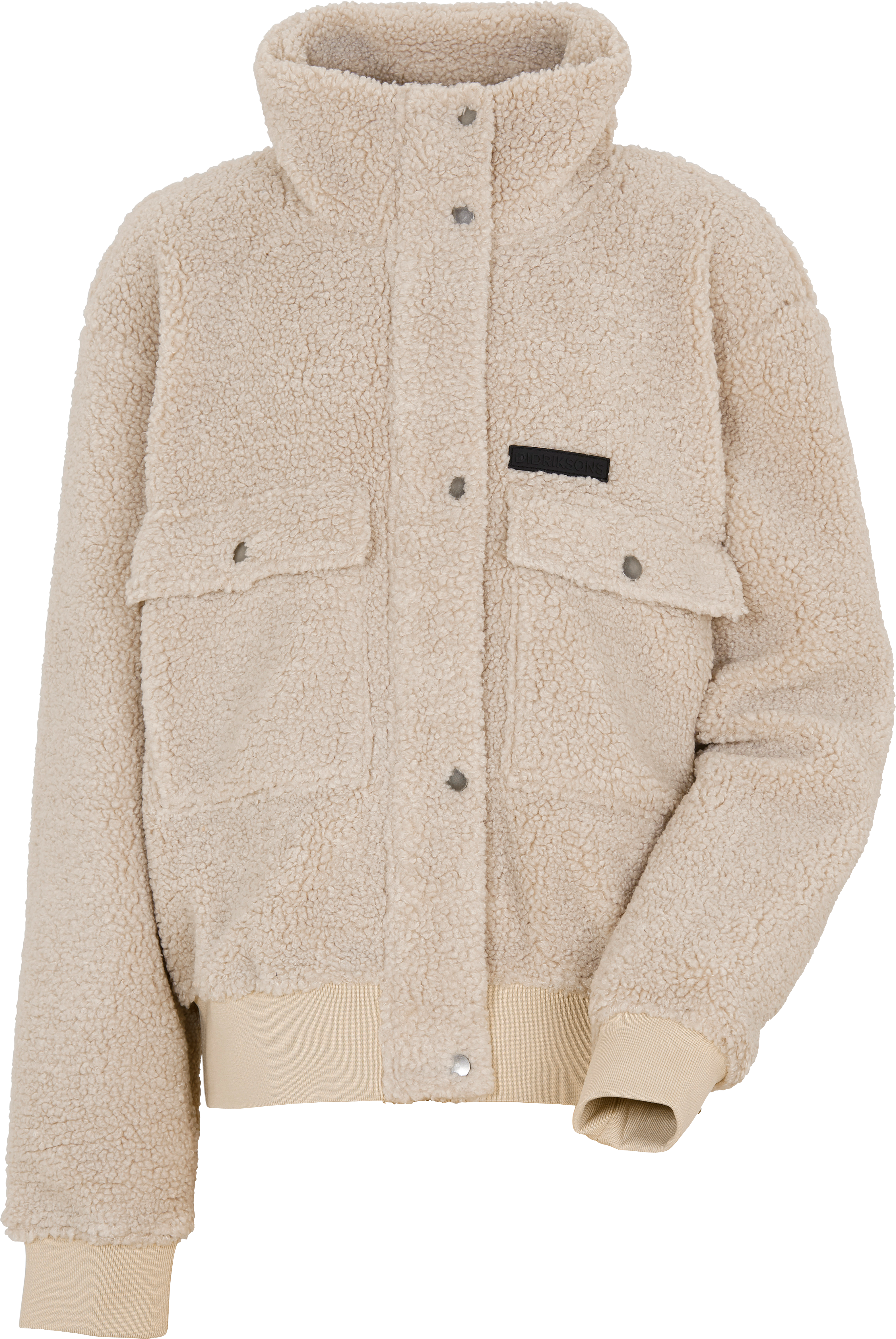 Didriksons Edla Girl’s Full Zip Clay Beige