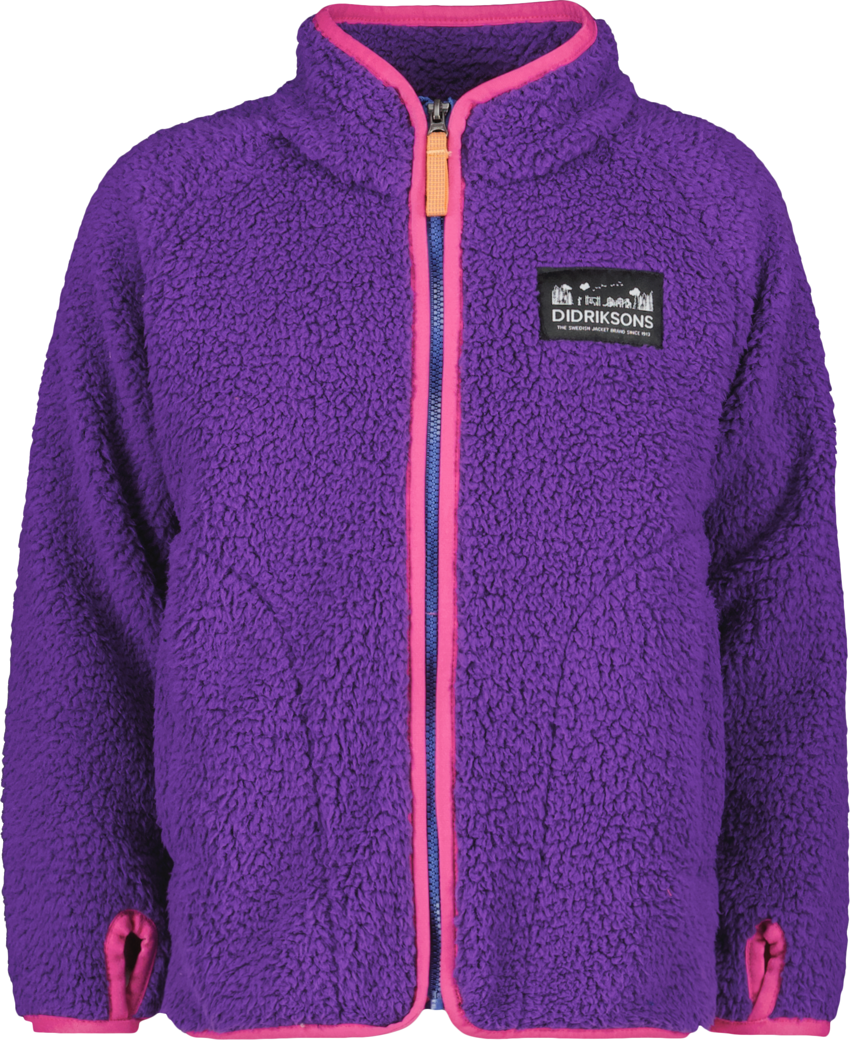 Didriksons Kids’ Gibbs Full Zip Disco Purple