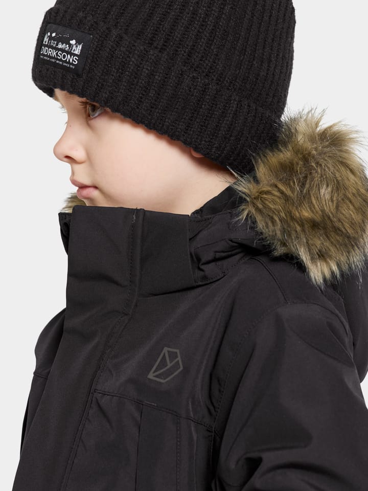 Didriksons Kids' Oxid Parka Black Didriksons