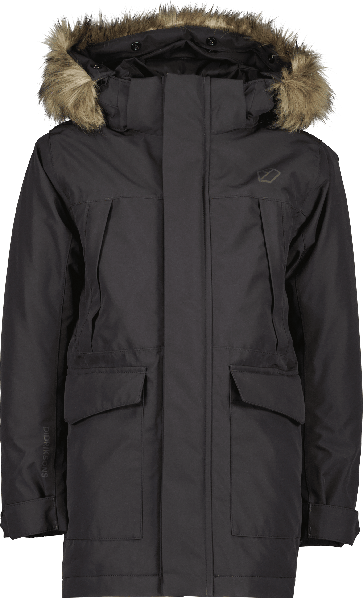 Didriksons Kids' Oxid Parka Black