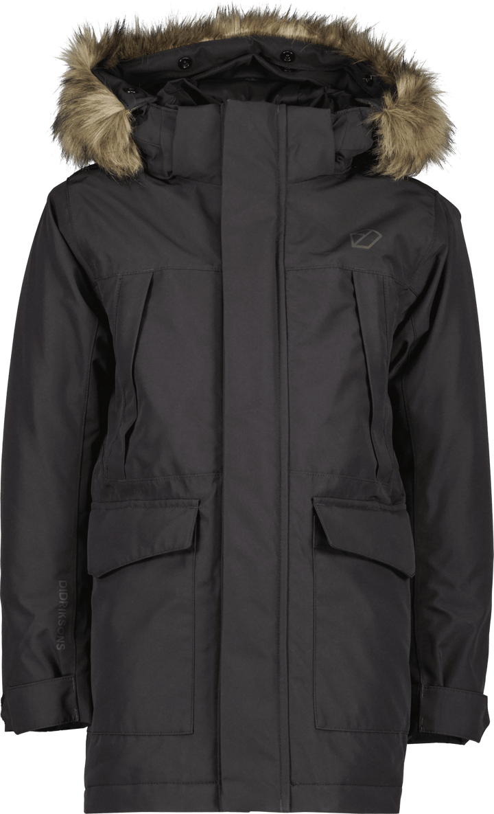 Didriksons Kids' Oxid Parka Black Didriksons