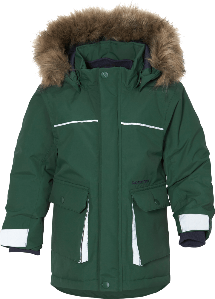 Didriksons Kids' Kure Parka 5 Evening Green Didriksons