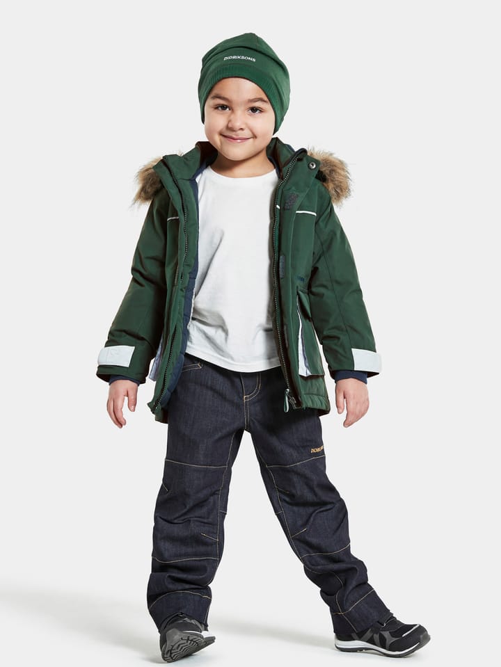 Didriksons Kids' Kure Parka 5 Evening Green Didriksons