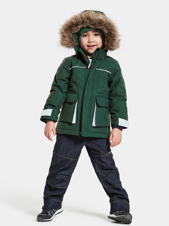 Didriksons Kids' Kure Parka 5 Evening Green Didriksons