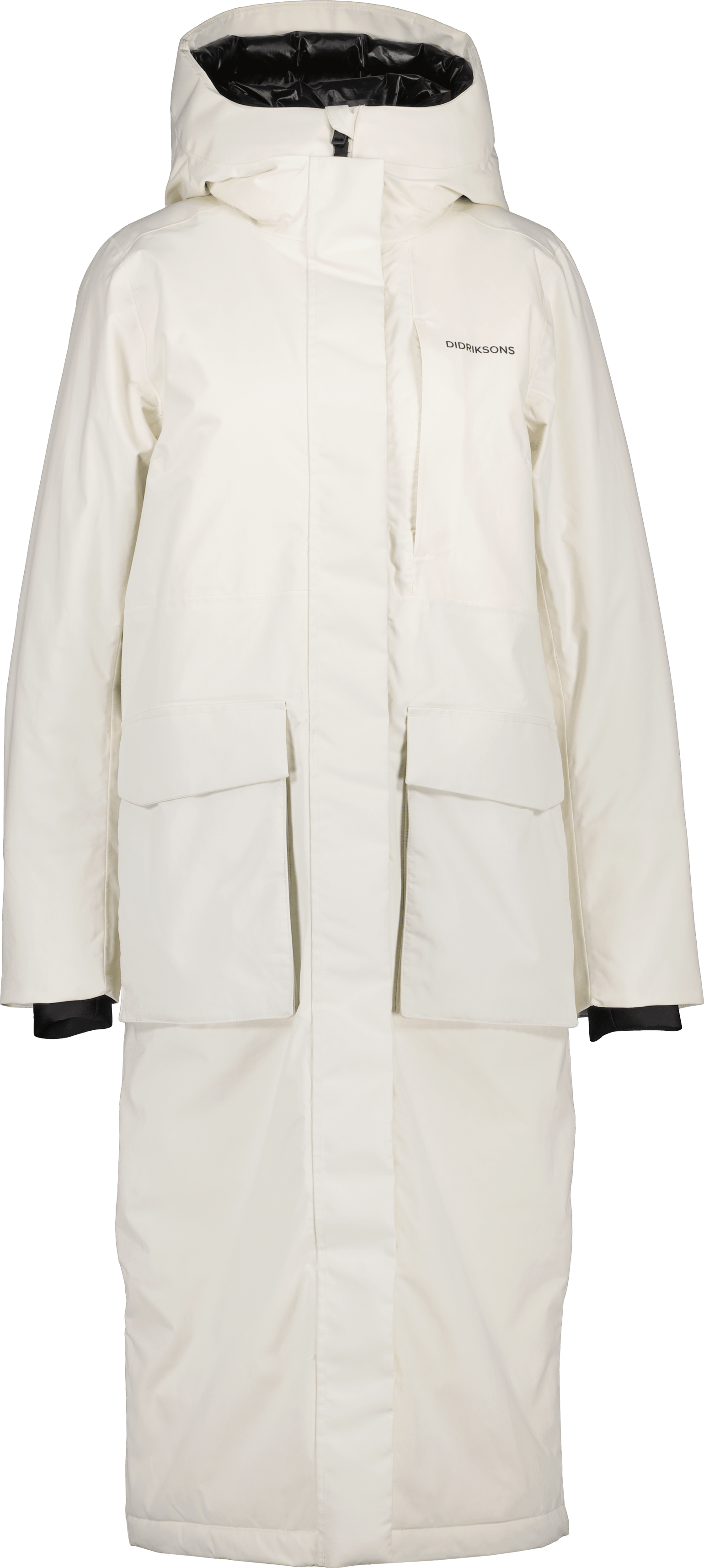 Didriksons Women's Leya Parka Long 3 White Foam