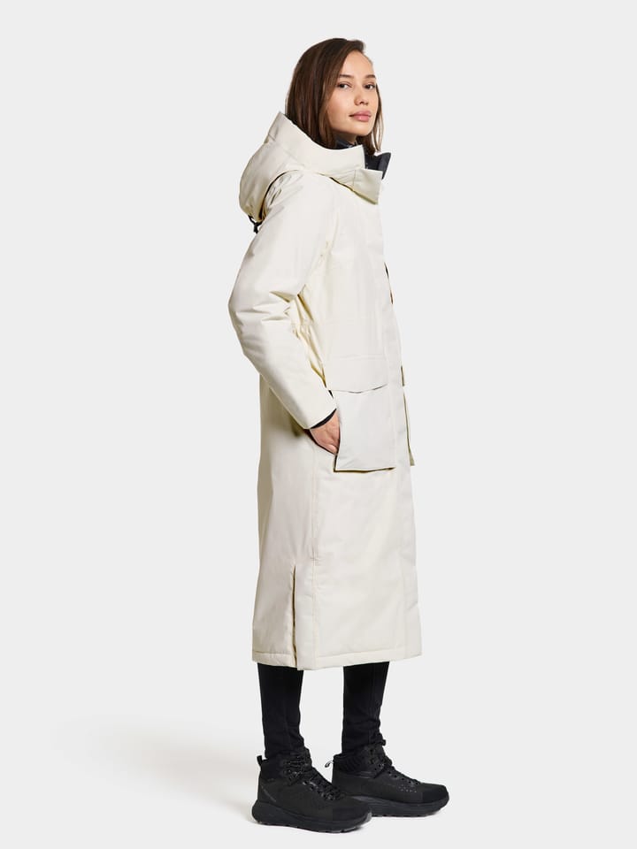 Didriksons Women's Leya Parka Long 3 White Foam Didriksons