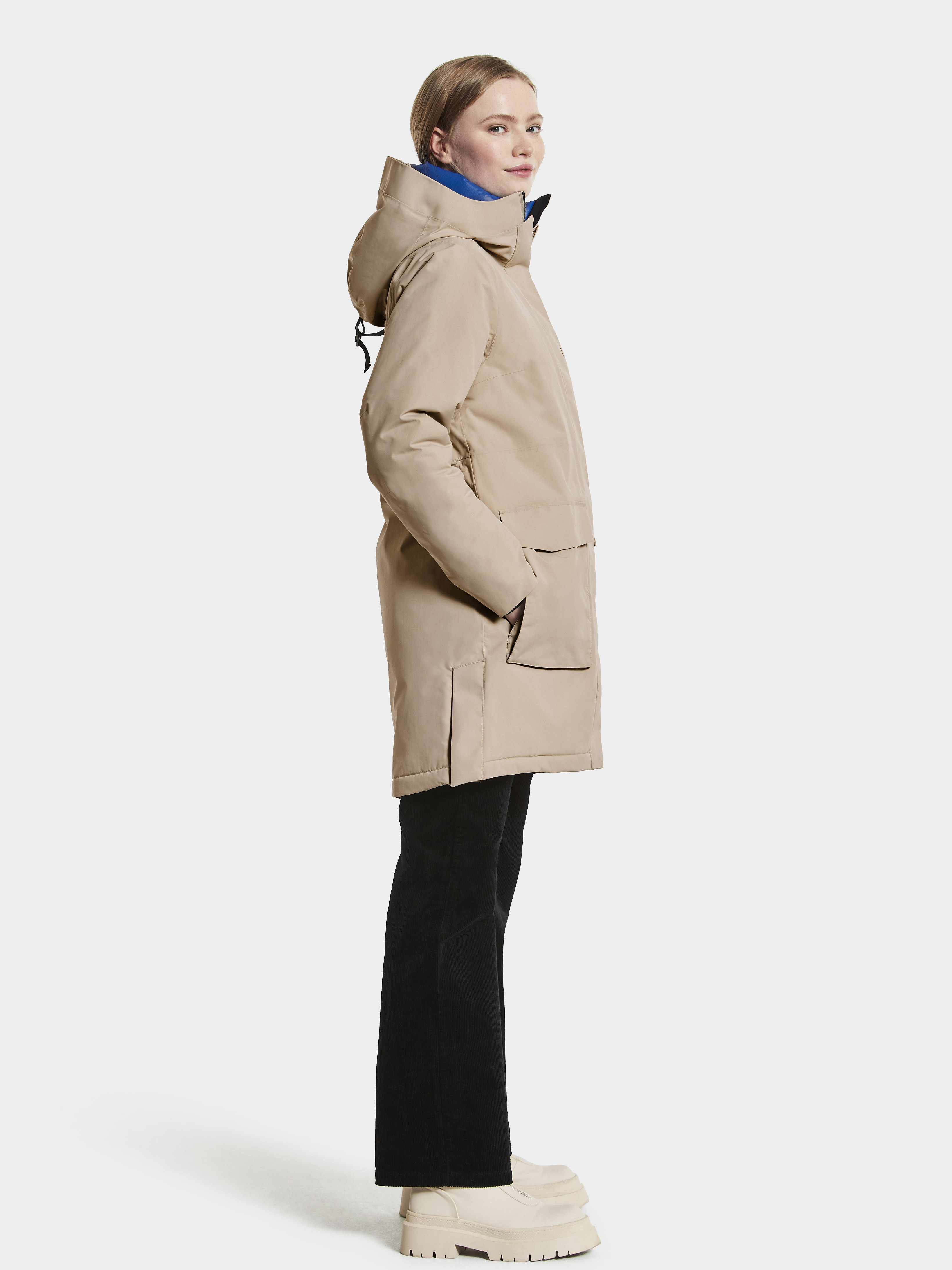 Beige clearance parka womens