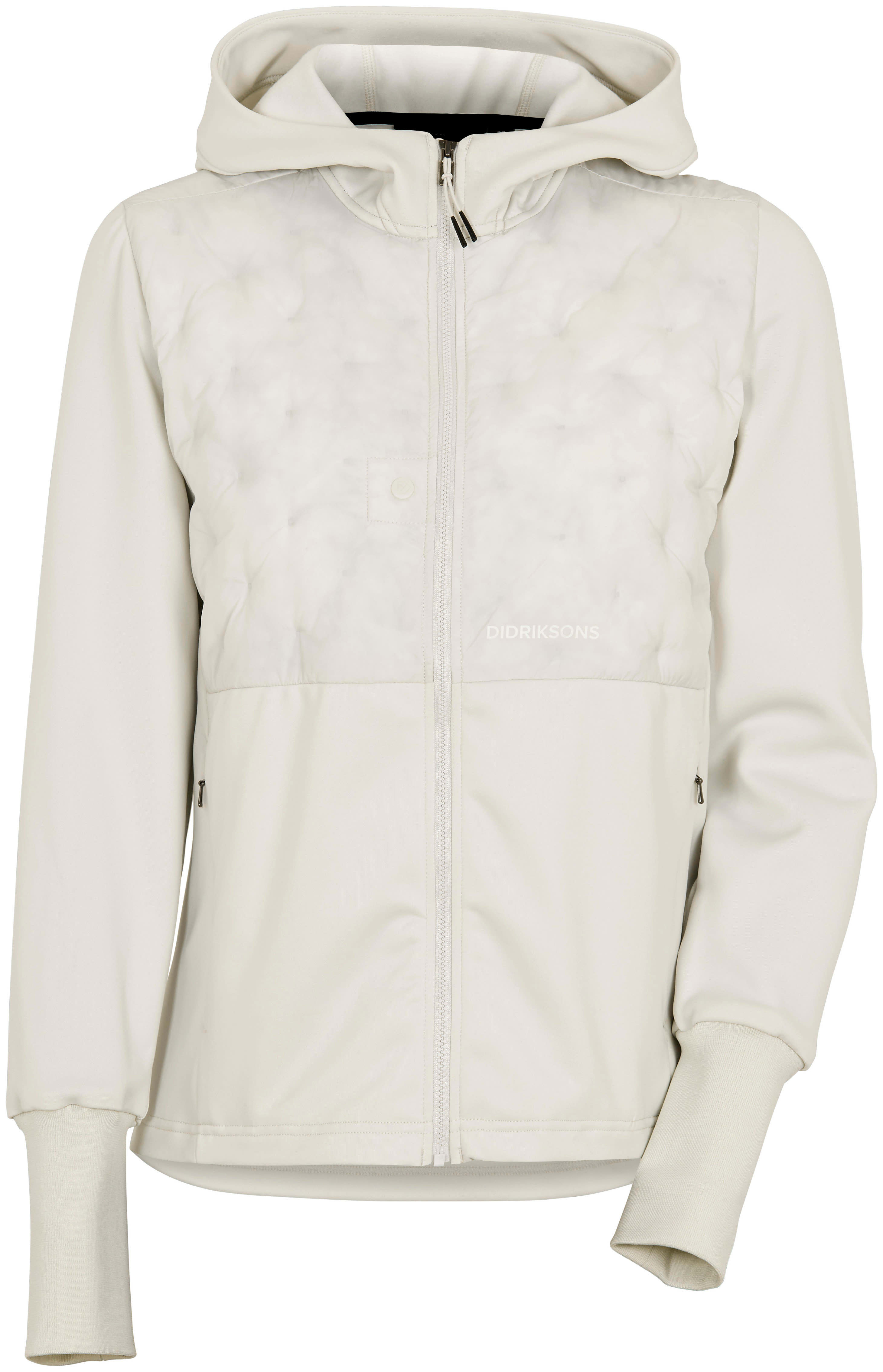 Didriksons Valda Women’s Full Zip Silver White