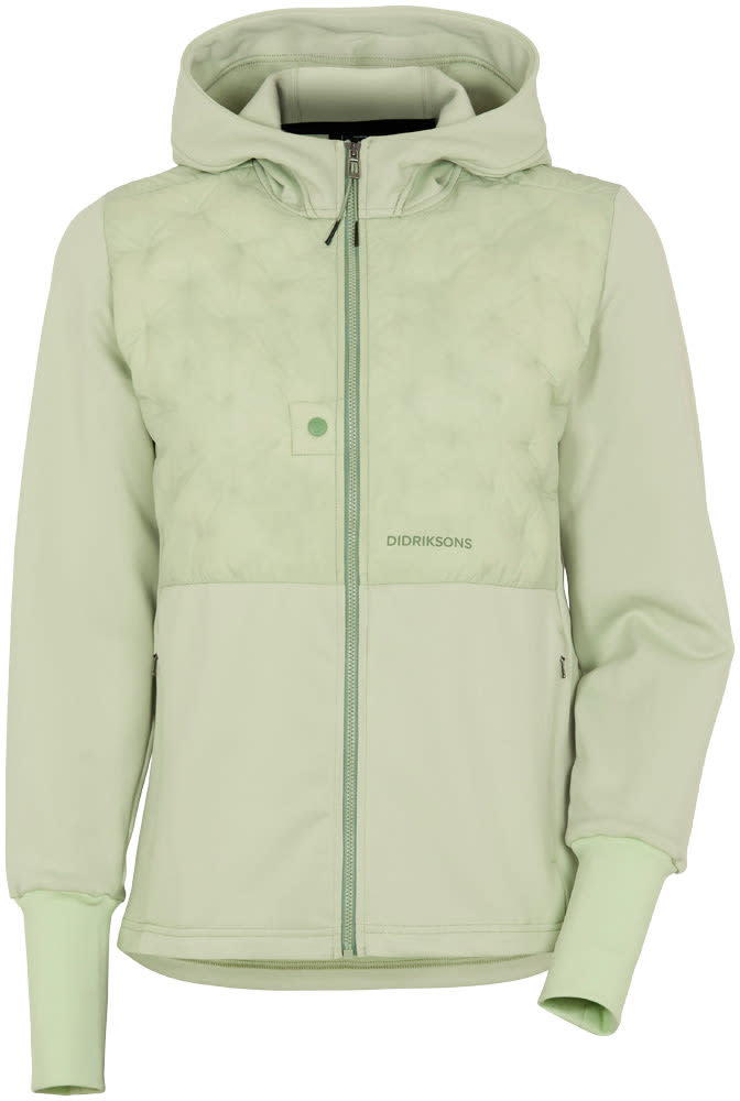 Didriksons Valda Women’s Full Zip Soft Green