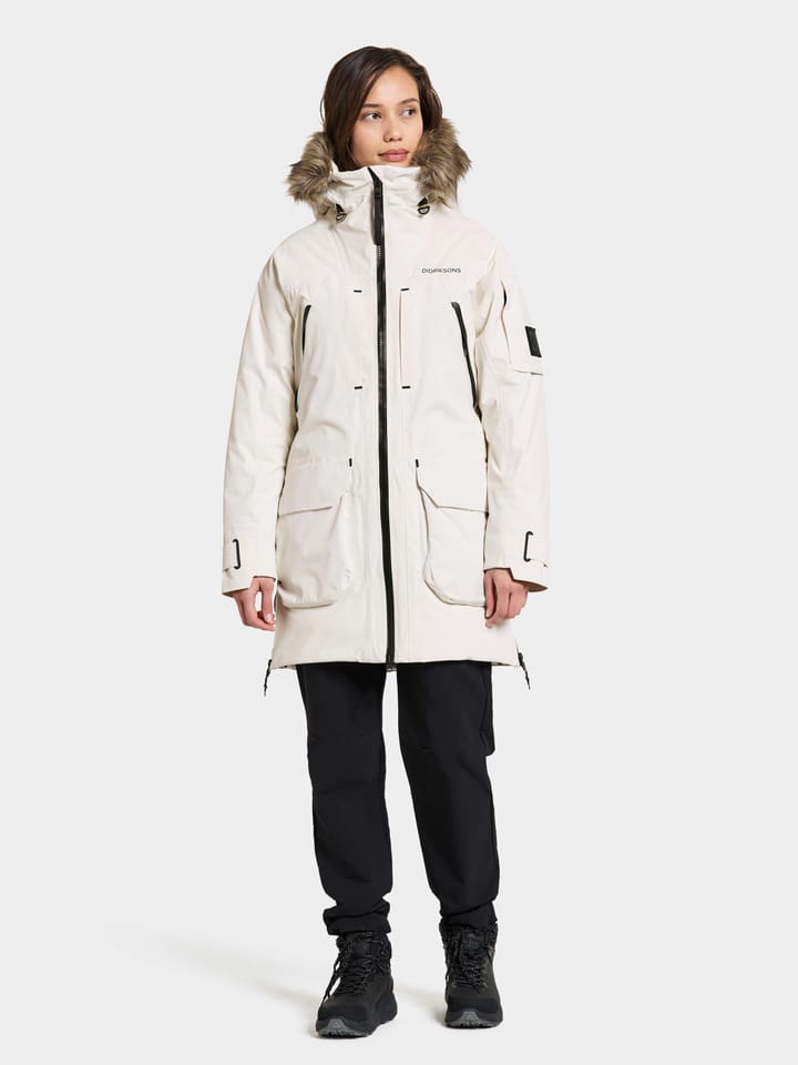 Didriksons Women's Ceres Parka White Foam Didriksons