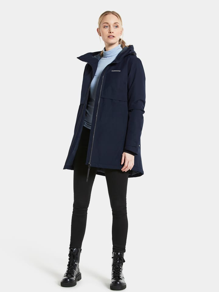 Didriksons Women's Helle Parka 5 Dark Night Blue Didriksons