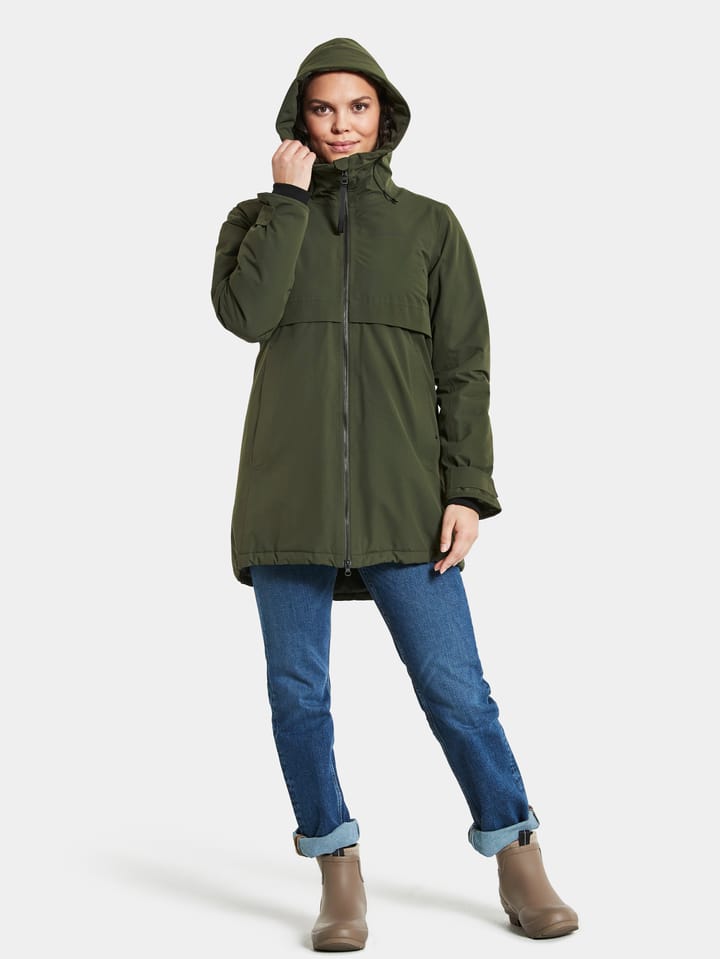 Didriksons Women's Helle Parka 5 Deep Green Didriksons