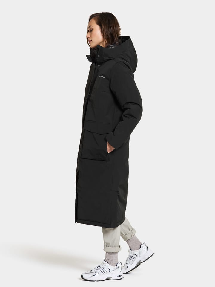 Didriksons Women's Leya Parka Long 3 Black Didriksons