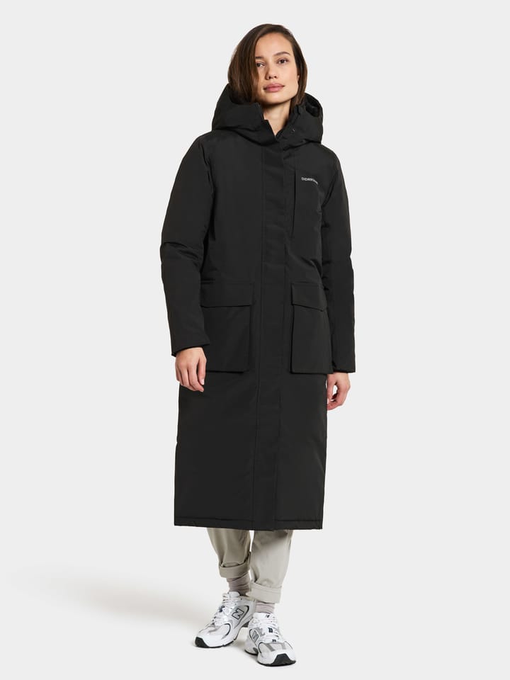 Didriksons Women's Leya Parka Long 3 Black Didriksons