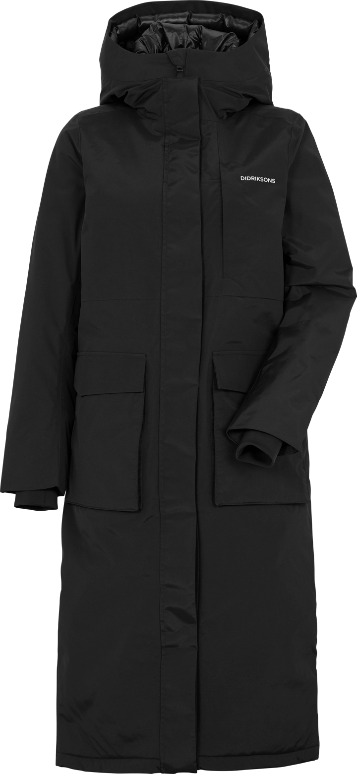 Didriksons Women's Leya Parka Long 3 Black Didriksons