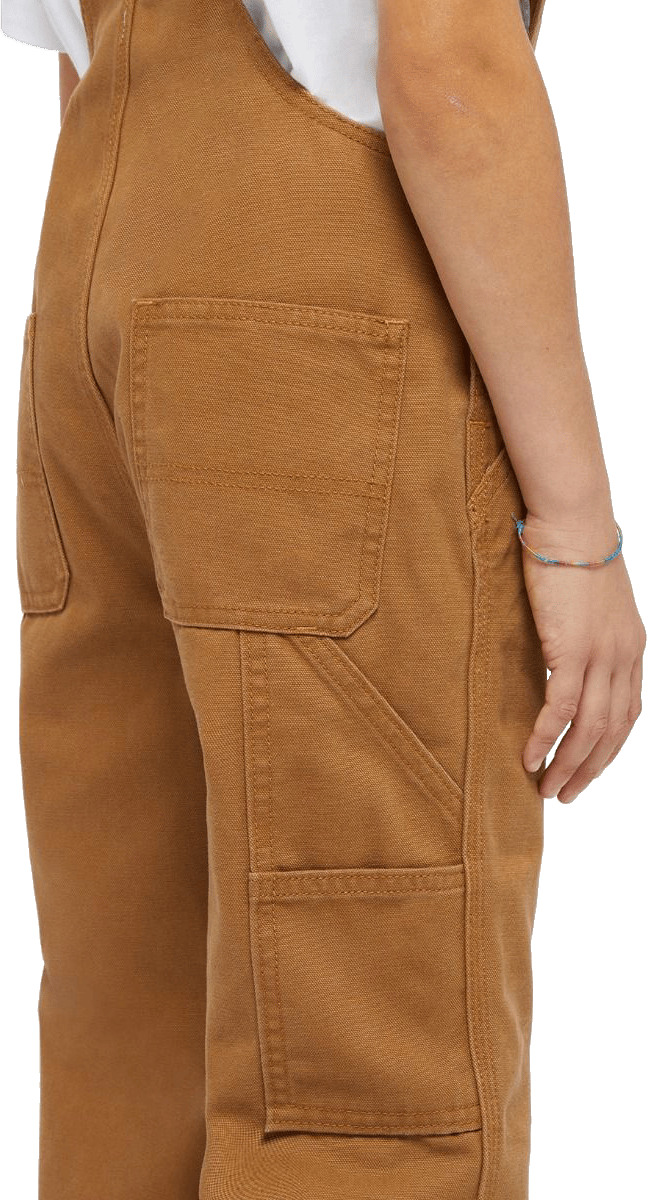 Kids' Duck Bib Rinsed Brown Duck Dickies