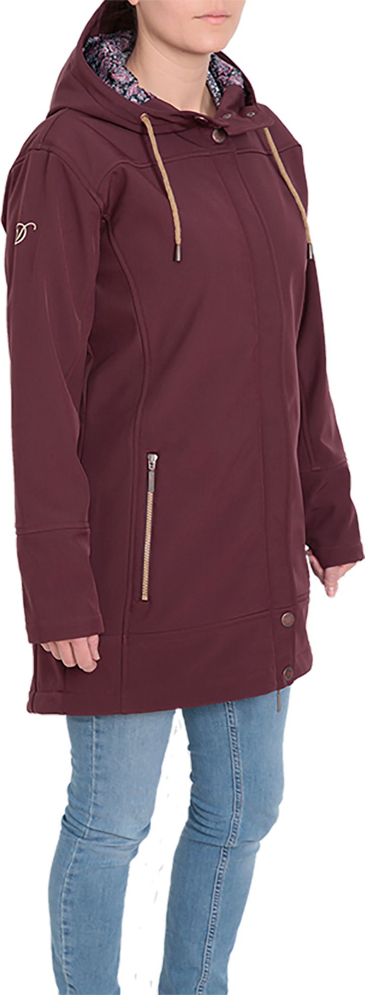 Dobsom Women's Pompei Jacket Bordeaux Dobsom