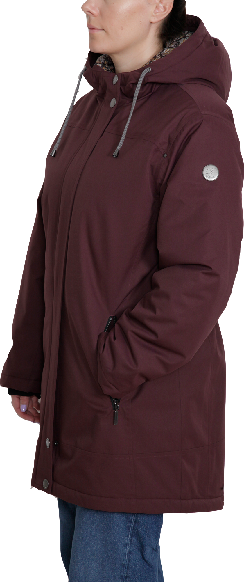 Parka bordeaux femme sale