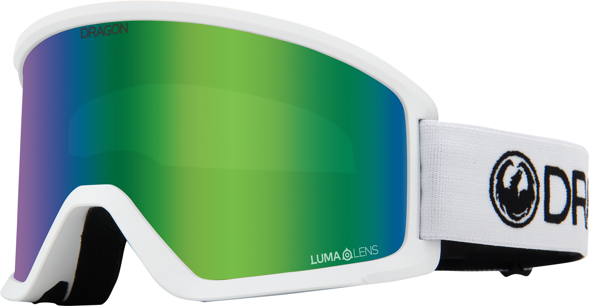 Dragon DX3 OTG White/Lumalens Green Ion