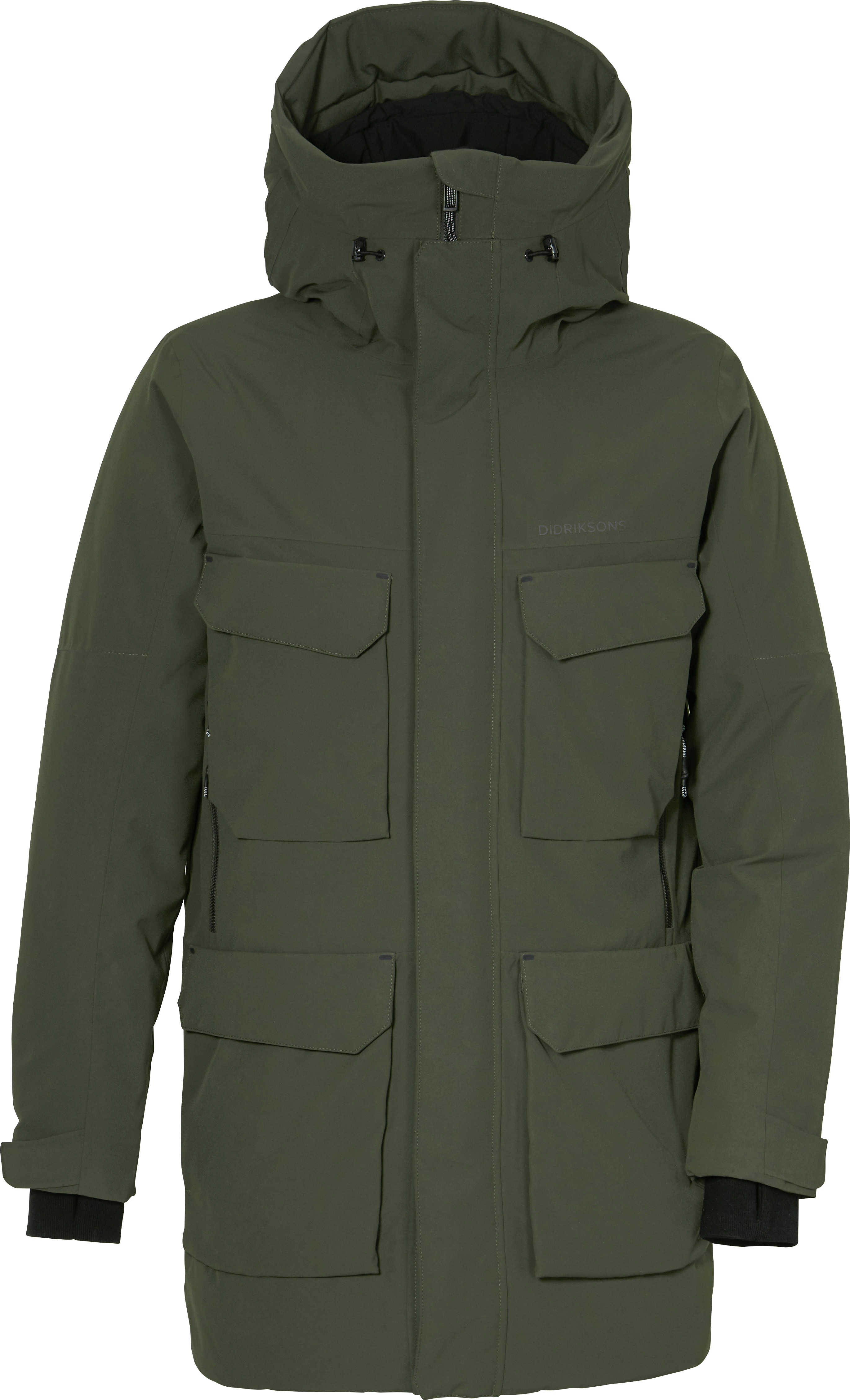 Didriksons Men’s Drew Parka 8 Deep Green