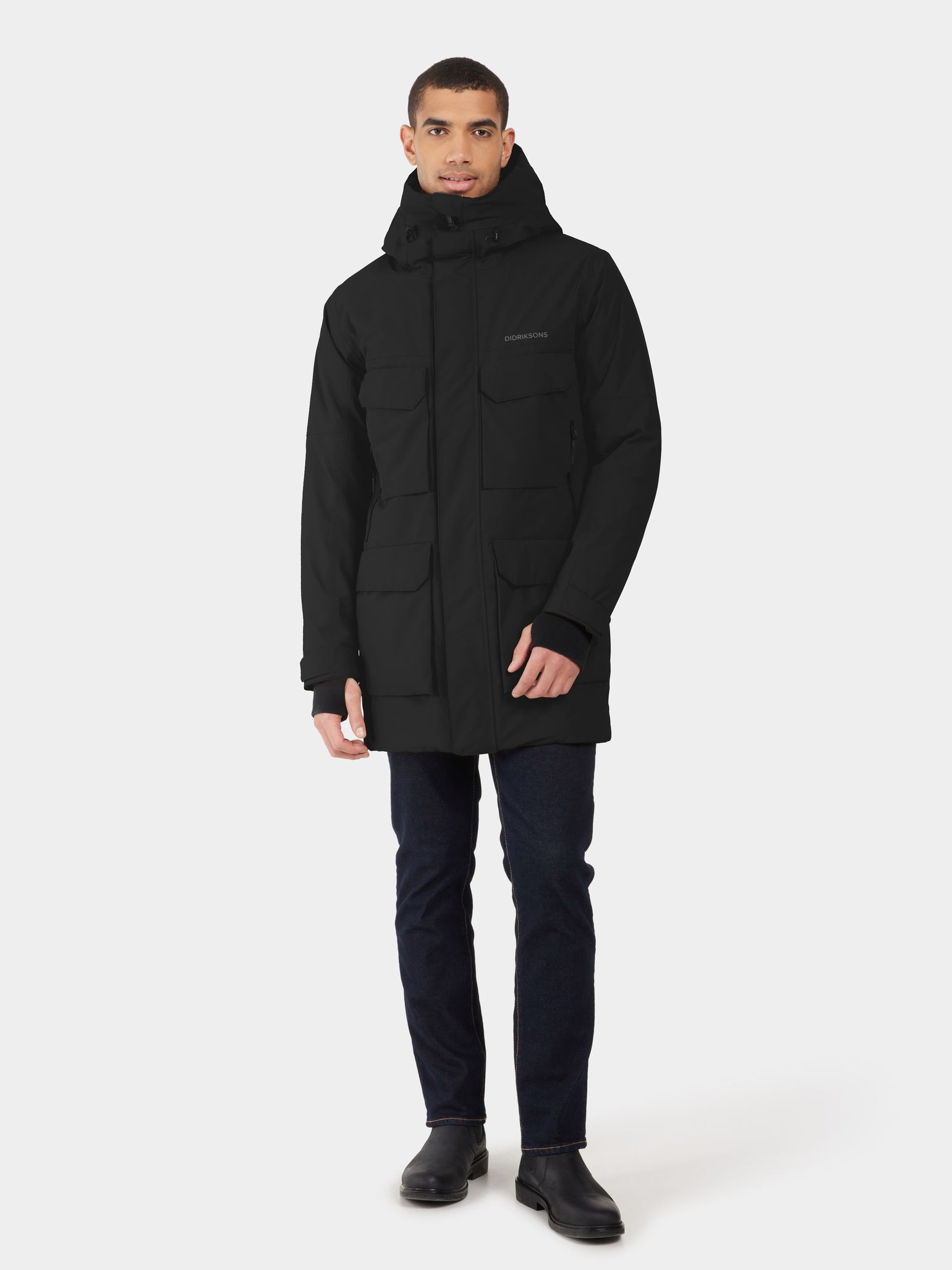 Didriksons Men's Drew Parka 8 Black