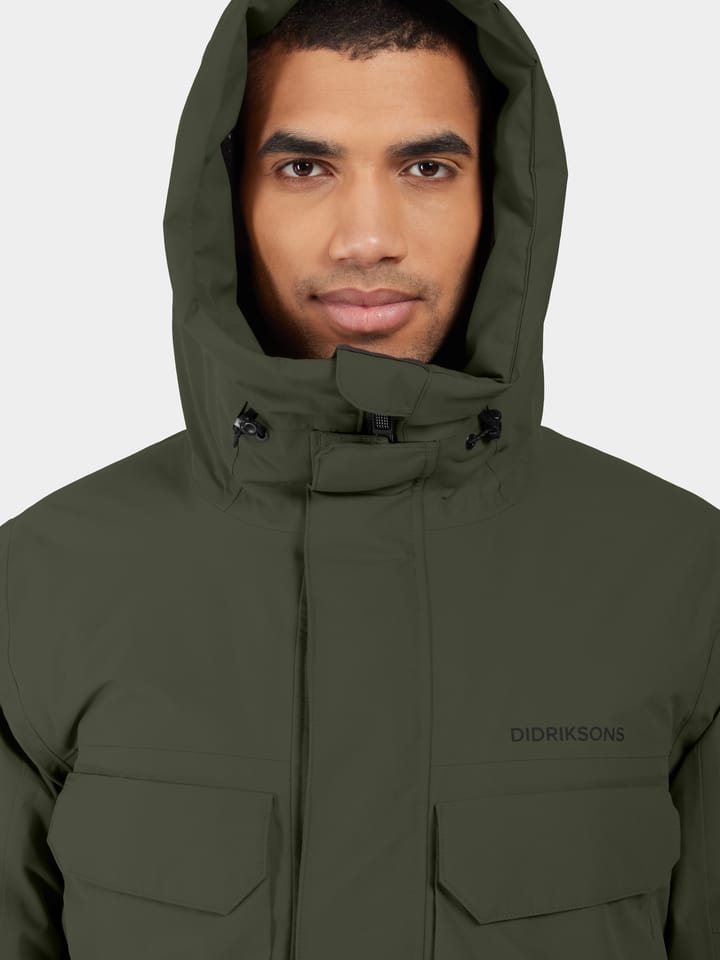 Didriksons Men's Drew Parka 8 Deep Green Didriksons