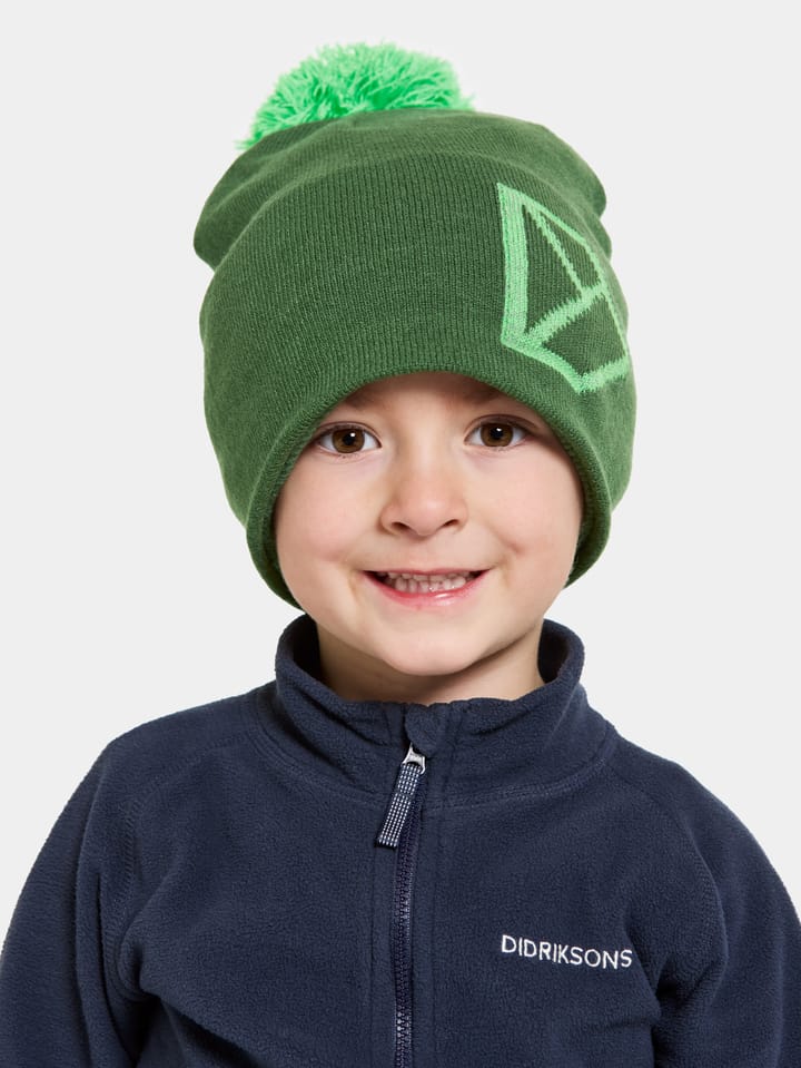 Didriksons Kids' Dropi Beanie Pine Green Didriksons