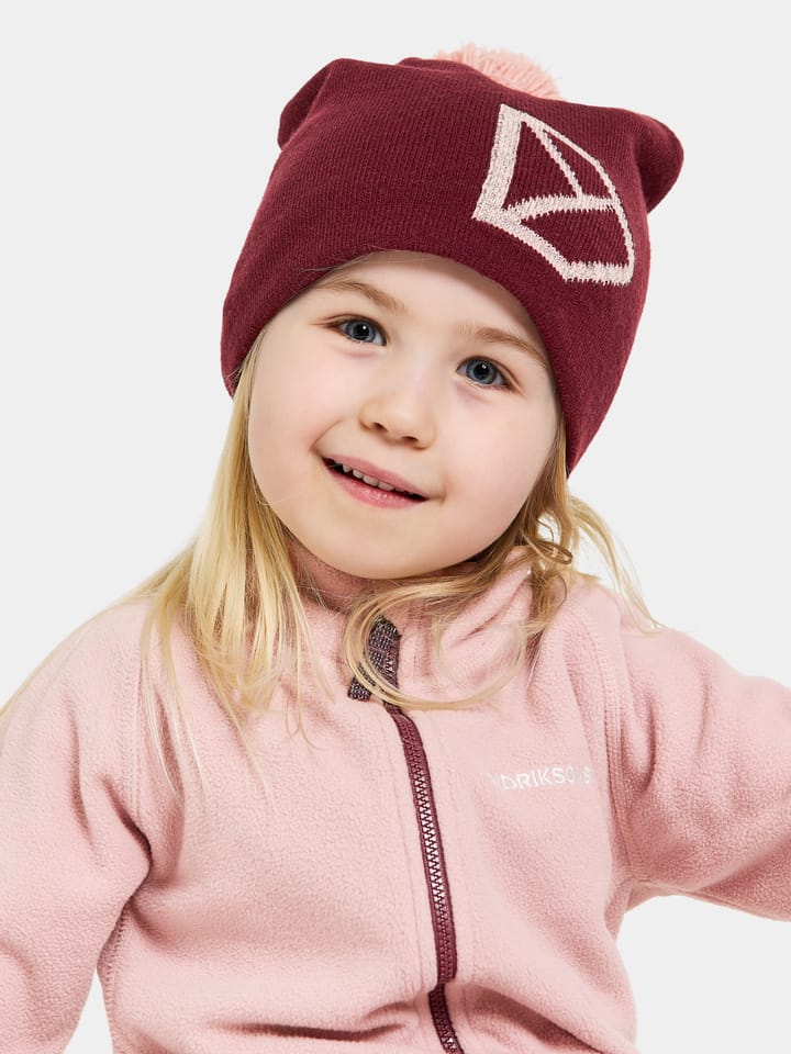 Didriksons Kids' Dropi Beanie Rusty Wine Didriksons