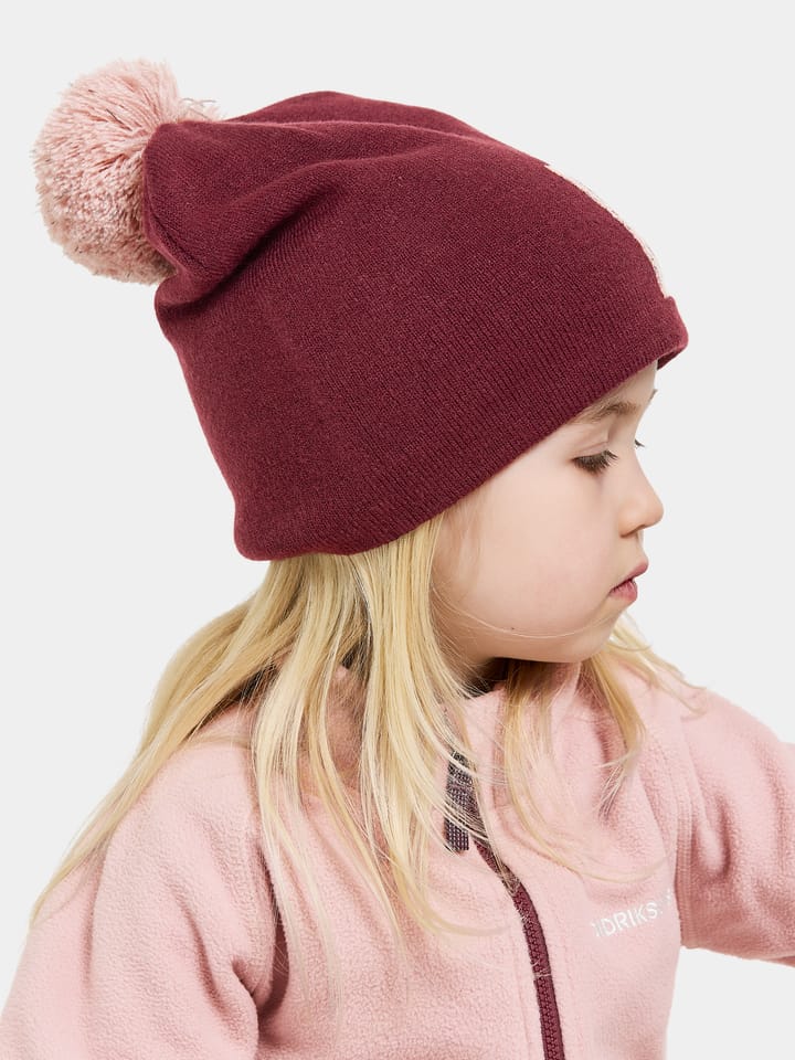 Didriksons Kids' Dropi Beanie Rusty Wine Didriksons