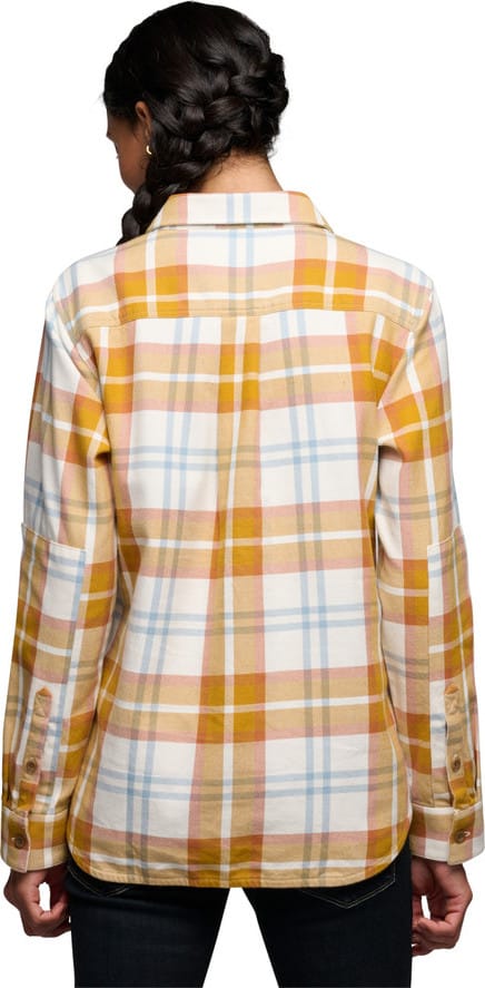 Black Diamond Women's Project Twill Long Sleeve Shirt Amber-Off White Black Diamond