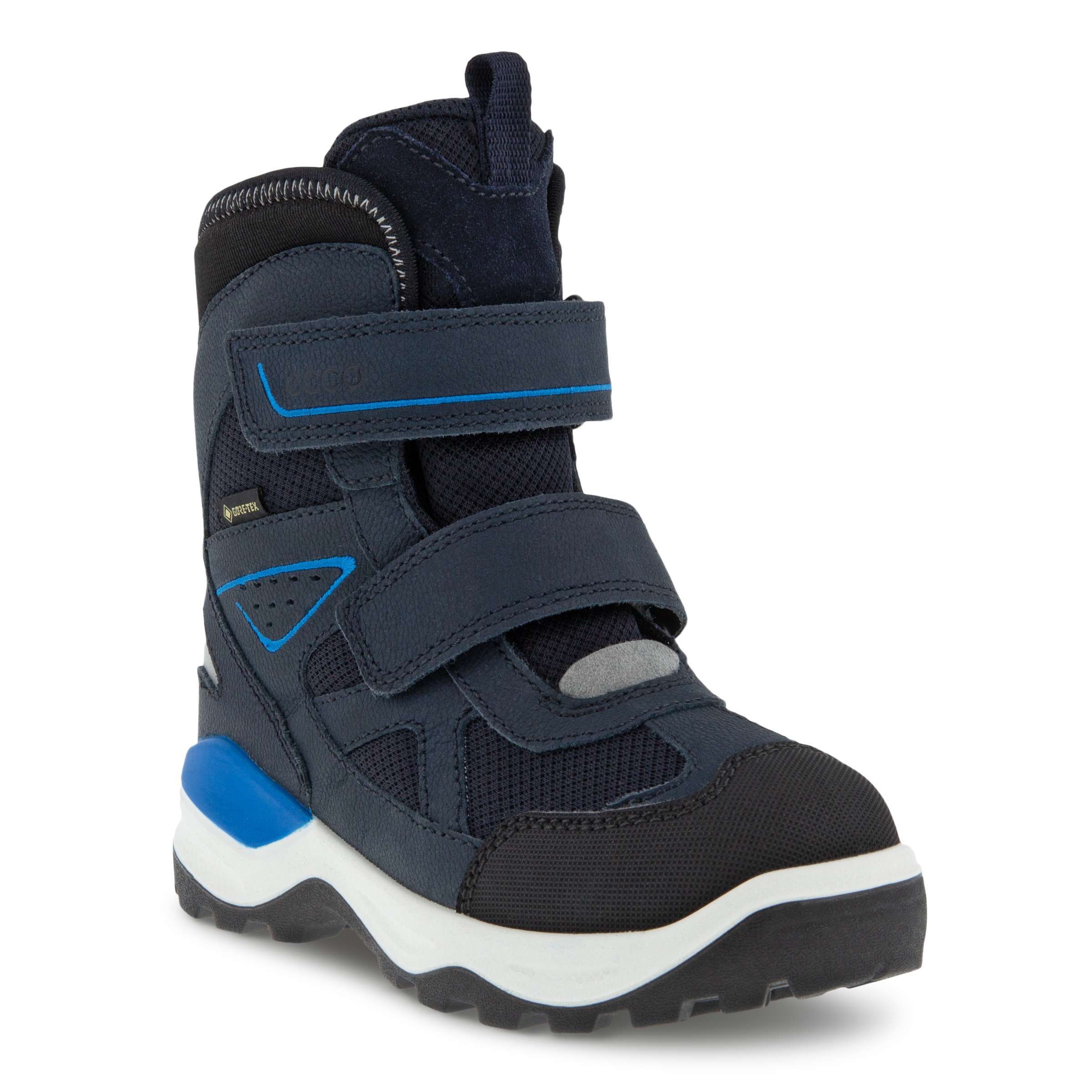 Ecco Kids’ Snow Mountain Boot Black/Night Sky/Night Sky