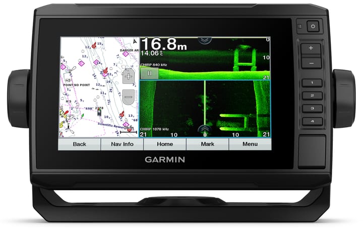 Garmin Garmin Echomap™ Uhd 72sv Uten Svinger Sollysvennlig Berøringsskjerm På 7" Garmin