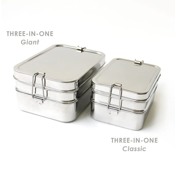 ECOlunchbox Three-in-one Giant Steel ECOlunchbox