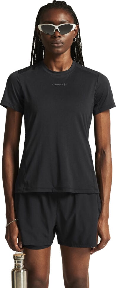 Craft Women's Advance Essence Short Sleve Tee 2 Black Craft