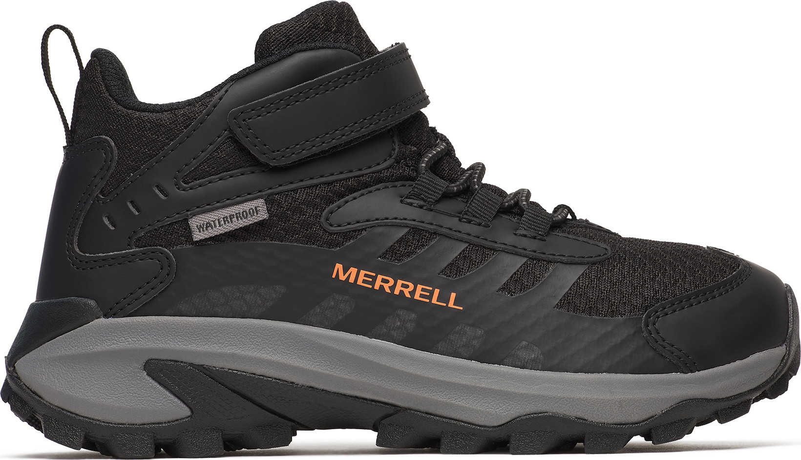 Merrell Kids’ Moab Speed Mid 2 A/C Waterproof Black