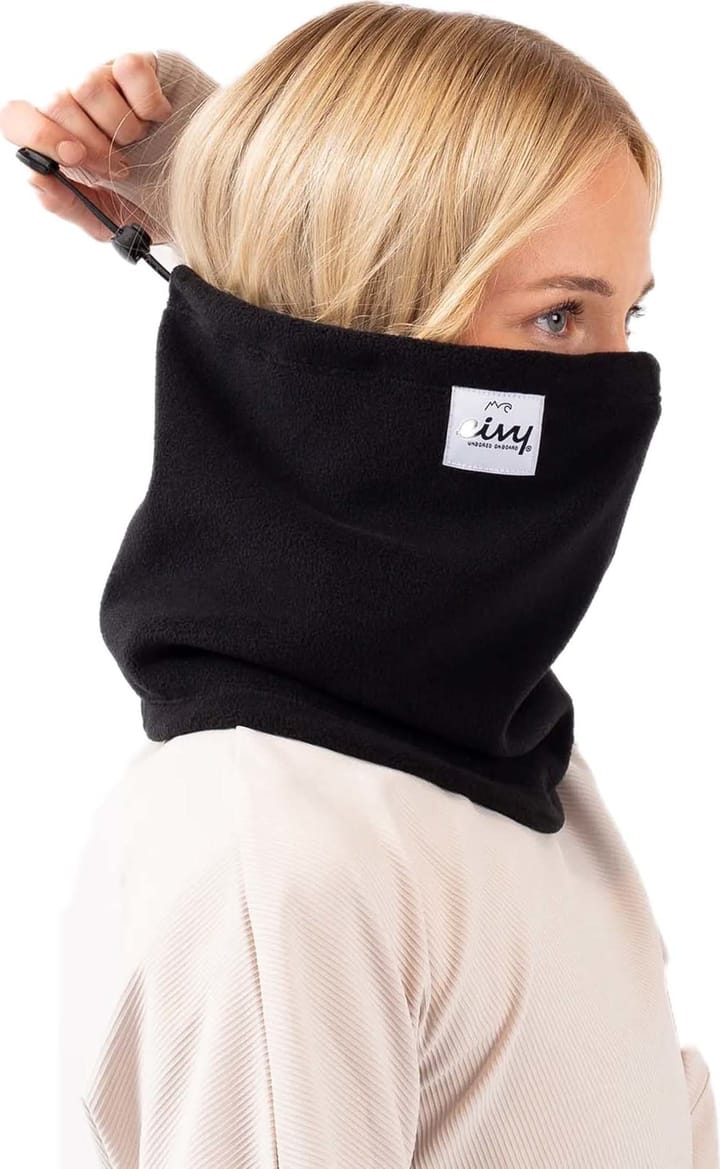 Eivy Adjustable Fleece Neckwarmer Black Eivy