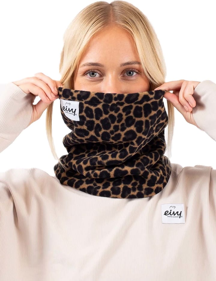 Eivy Adjustable Fleece Neckwarmer Leopard Eivy