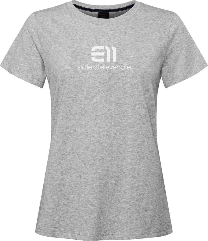 Elevenate Women's Riders Tee Light Grey Melange Elevenate