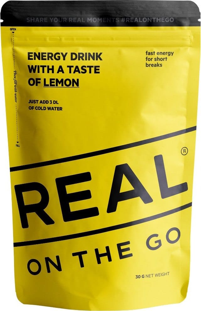 Real Turmat OTG Energy Drink Lemon 30 gram