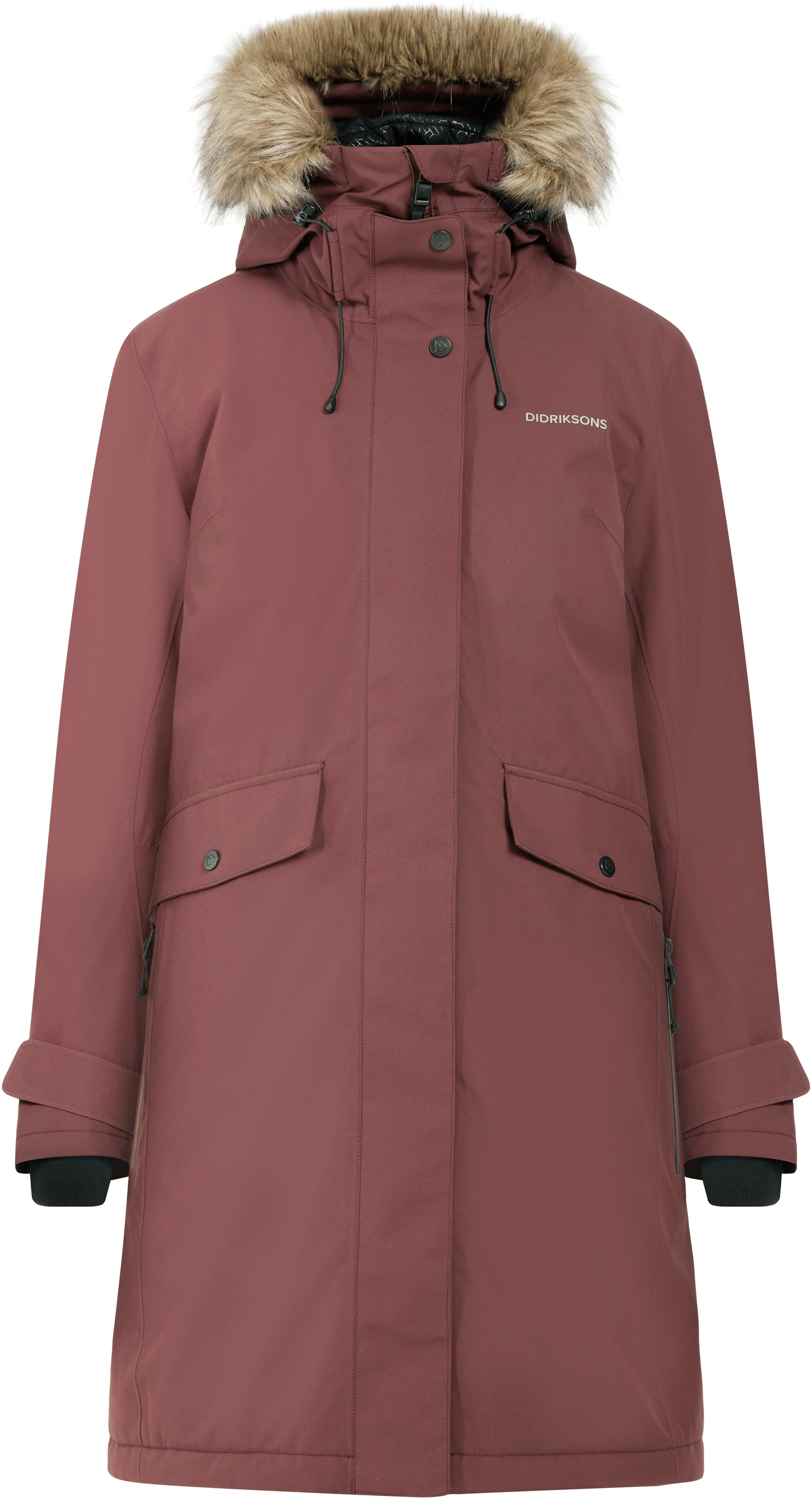 Didriksons Erika Wns Parka 3 Old Rust