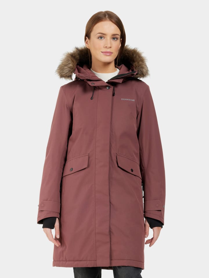 Didriksons Erika Wns Parka 3 Old Rust Didriksons