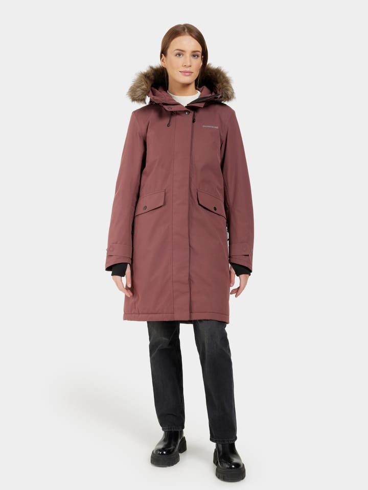 Didriksons Erika Wns Parka 3 Old Rust Didriksons