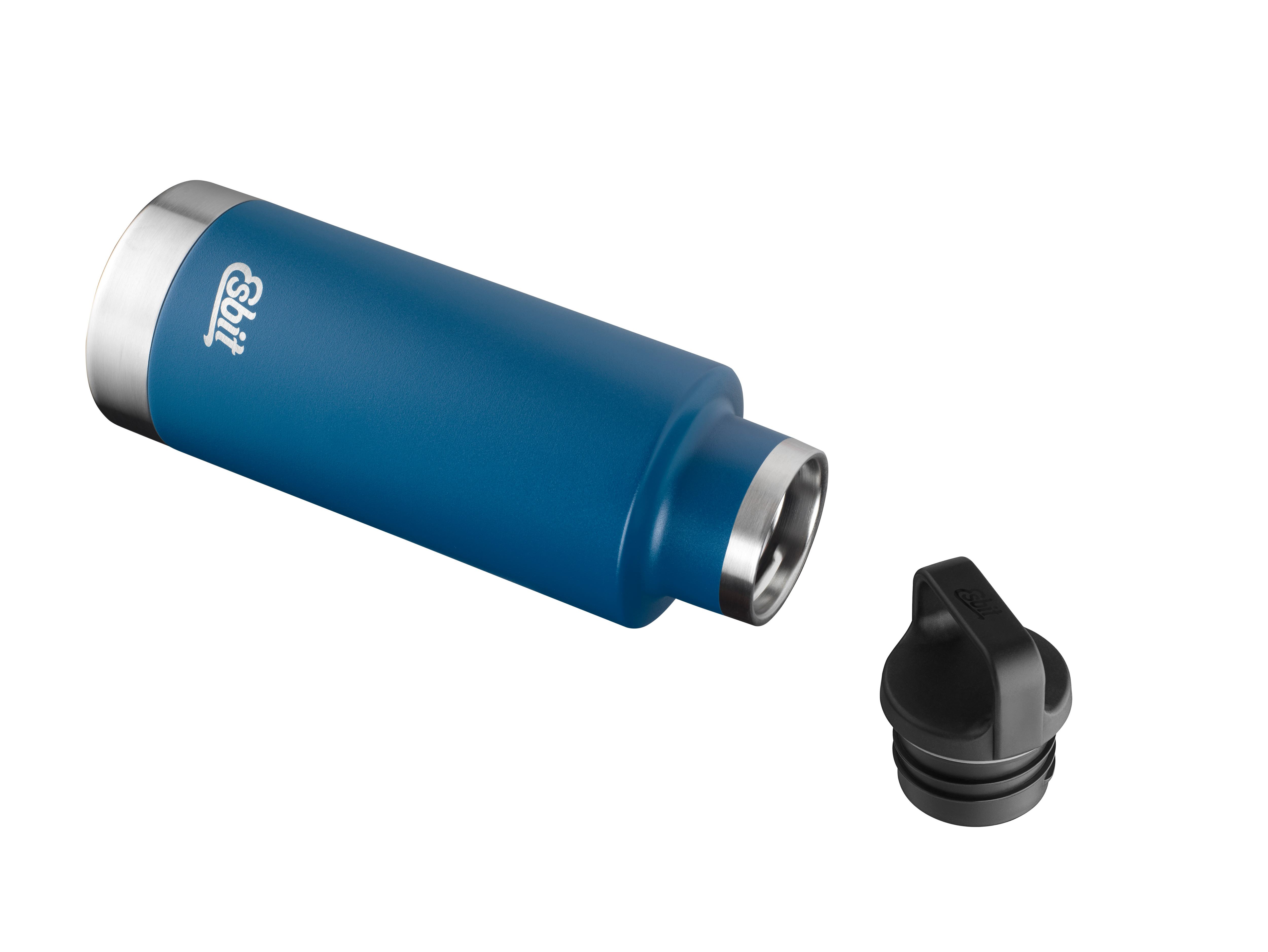 Esbit Thermos Sculptor, in acciaio inox, senza BPA, nero, blu