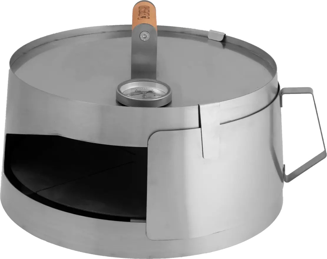 Espegard Pizza Oven For Fire Pan Metallic