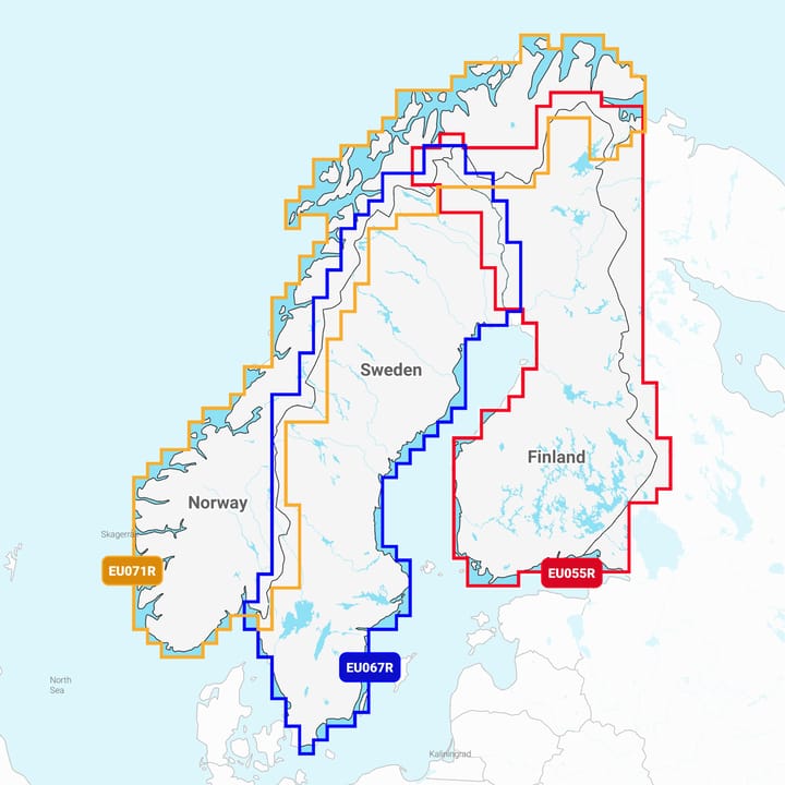 Navionics Navionics+ Norge Msd Eu071r Sjøkart Til Humminbird & Lowrance Navionics