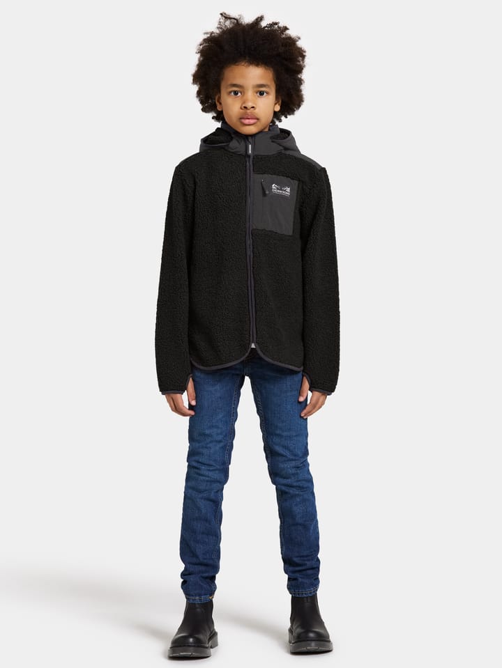 Didriksons Kids' Exa Full Zip 2 Black Didriksons