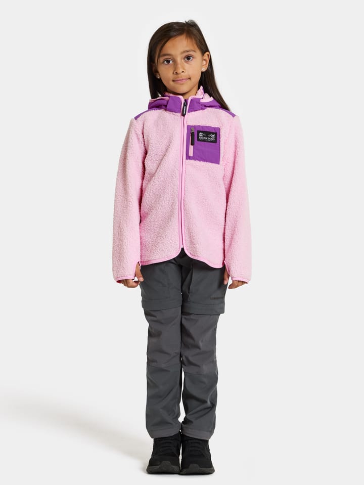 Didriksons Kids' Exa Full Zip Orchid Pink Didriksons