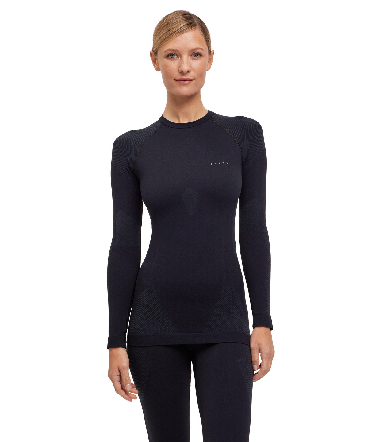 Falke Women’s Long Sleeve Shirt Warm Black