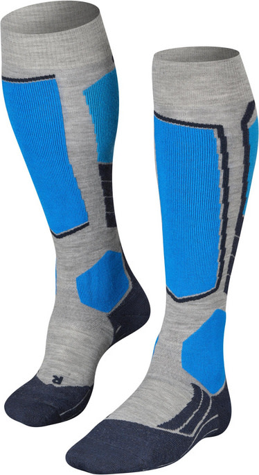 Falke Men’s SK2 Skiing Knee-High Socks Light Grey