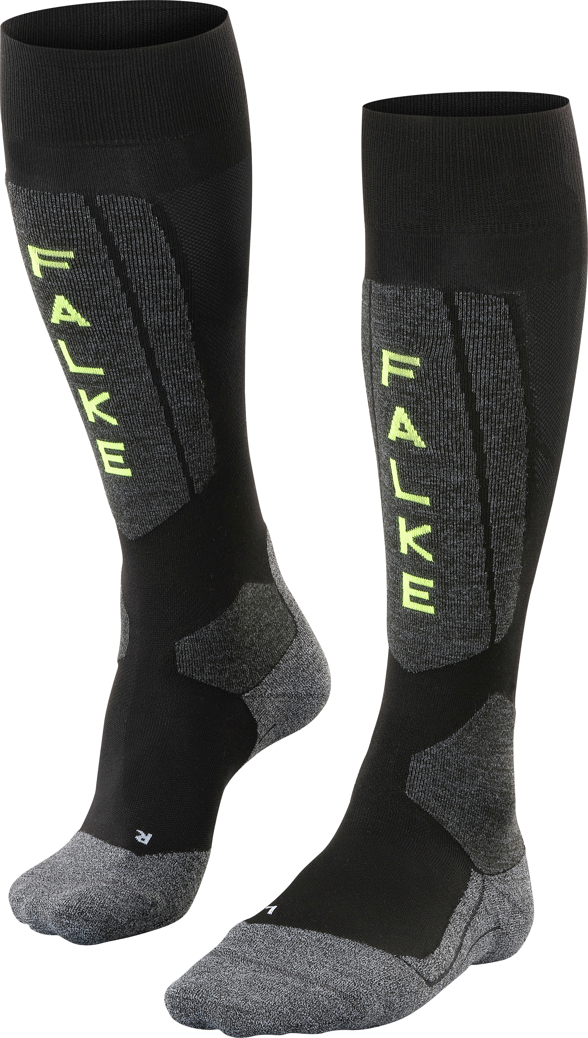 Falke Men’s SK5 Knee-High Socks Black-Lightning